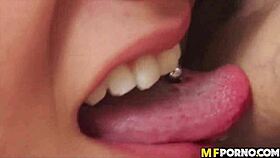 two latina teen lesbians finally get some dick in pov 😍