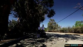 Nasty teacher slams cock into blonde teen’s tight hole in class fantasy.