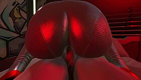 twins have sex scene in atomic heart 3d animation, big tits and ass
