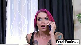 Tattooed Lesbians With Big Tits Fuck Each Other In A Wild Contrast