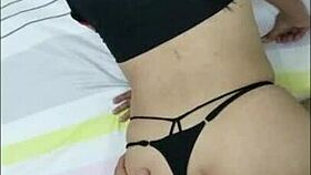 teen 18+ gets positioned and receives cum as reward.