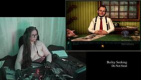 Discover The Naked Secret Of The Old Clock In This Gay BBW Game Part 5 😏