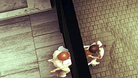 yaoi femboy link gets fucked and sucks big cock in threesome