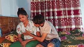 hanif pk and sumona - my wife surprises me and caress me with love making me cum in her hands while i rest after work fucked hard