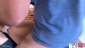 Two brothers in a threesome with brunette friend.