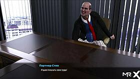 Fashionbusiness lets you touch her breasts in this hentai groping scene