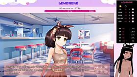 Vtuber LewdNeko plays naked in Order Us Part 1