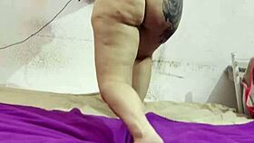 i caught her stretching at home, what a delight.