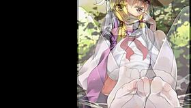 Anime feet jerk off challenge with femdom toes