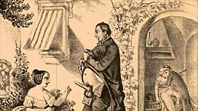 I love this vintage erotic illustration, it's so antique and hentai-like