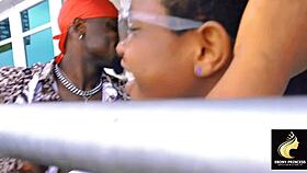 ebony princess enjoyed the first day she had sex