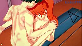 camie utsushimi and itsuka kendo and izuku midoriya intense sex - my hero academia hentai