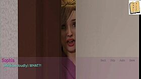 Blonde wife and stepmother in lingerie play a game leading to homemade fun