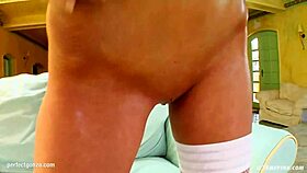 Gitta Blond Fingers Her Pussy In Gonzo Solo Masturbation