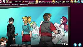 Watch these ninjas get anal and blowjobs in a wild orgy.