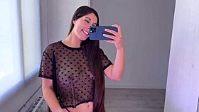 Trying on see-through tops in this Spanish fashion haul, so cute and sexy!