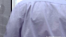 Petite Ariana Marie slips into pretty lingerie for a steamy doggystyle session after some muff diving