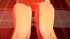 Mio Katou masturbates, squirts, and gets creampied in 3D hentai