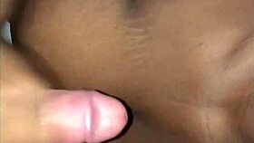 my late night blowjob with ebony big tits