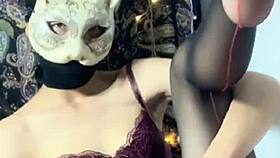 i'm wet masturbatin in sexy uniform with vibrator