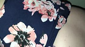 Closet slut bent over for doggystyle orgasm