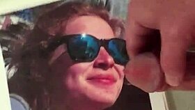 Narrative of a cum tribute filled with love and affection