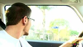 Bearded guy fucks MILF on couch!