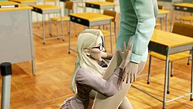 young with a cursed bra got fucked hentai in uni l 3d animation