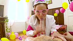 Lesbians please their master with licking and kissing