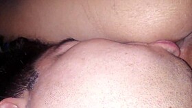 sucking and licking susy's delicious pussy and ass, homemade latina couple 😋