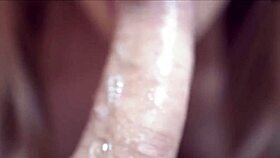 Blonde Gets Monster Cock Cum In Her Mouth!