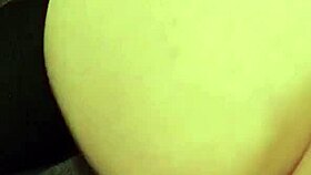 Using dildo for double penetration in doggystyle position with toys