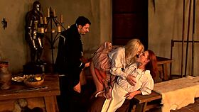 the king and his anal courtesans in group sex