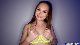 brand new bubble booty pawg in lingerie, pov session.