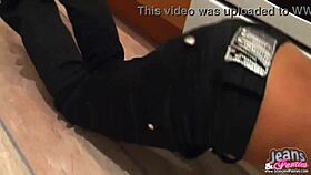 I Have A Tight New Jean Miniskirt To Model For You