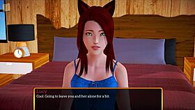 Blonde Cartoon Girl Shaved Pussy Fucked By Big Cock In Anime Game