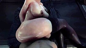 girl possessed seduces man for hard anal creampie 😈💦