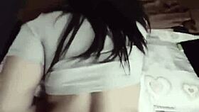 Neighbor visits while husband is working