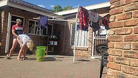 troubled man fucks my wife outdoors in homemade video