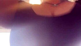 i was training at the gym, sweated so much i sat and took off my big tits to breathe