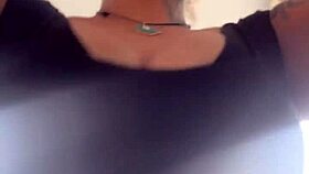 i was training at the gym, sweated so much i sat and took off my big tits to breathe