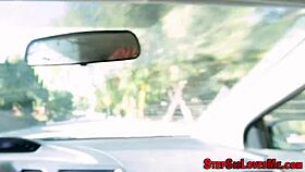 Skinny Latina Stepsister Sucks With Intense Emotion