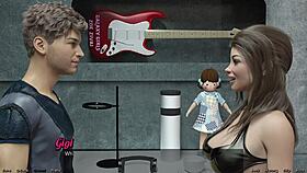 in stranded in space, the teen thinks my huge cock will rip her open