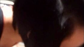 I watch brunette sucking and swallowing cum in pov