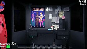 playing five nights at fuzzboobs, pegging that sweet futanari ass 😈