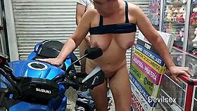 Caught behind the bars in a cage