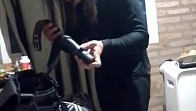 I find a thief in my bed and take advantage