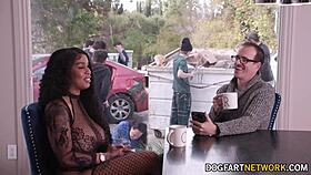 Paris the muse narrates her blowbang with ten cocks.