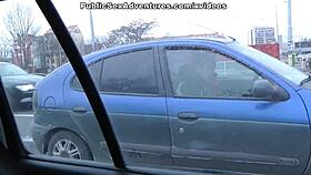 Girl With Huge Tits Blows In The Bathroom!