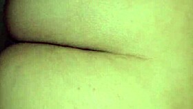 Milk in the ass of a mature latina with big pussy and tits 🍶